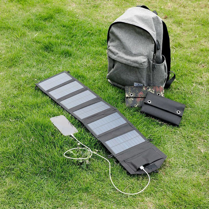 Panneau de carte de charge solaire Banque d'alimentation extérieure portable
