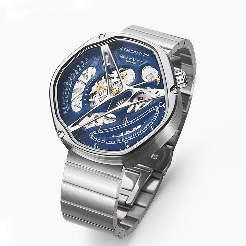 Heren uitgehold buitenaards high-end horloge