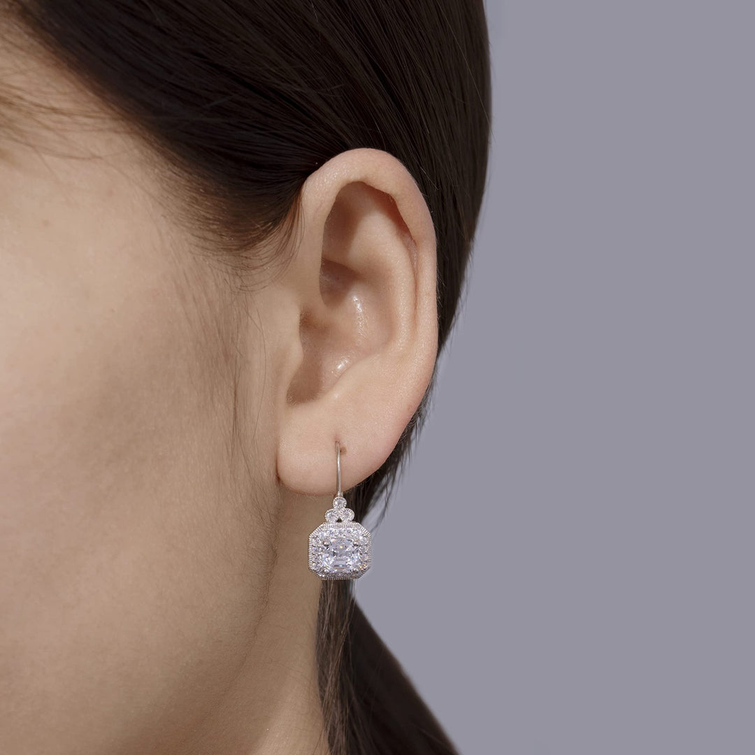 Mode geschnittene Drop -Ohrringe für Frauen
