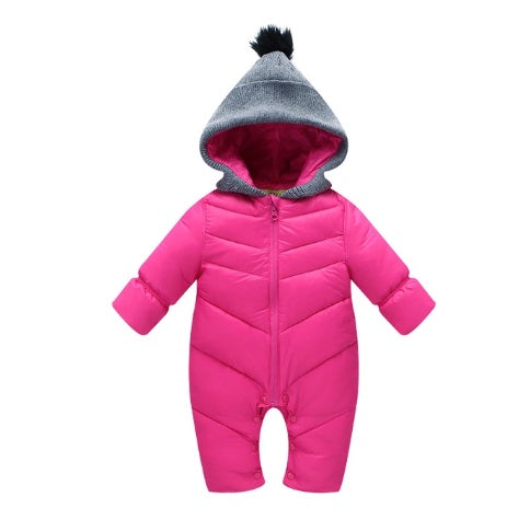 Children's jumpsuit down jacket