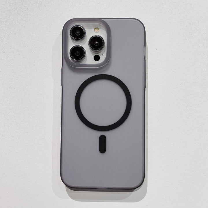 Phone Case Corrugated Grating Magnetic Contrast Color Non-slip