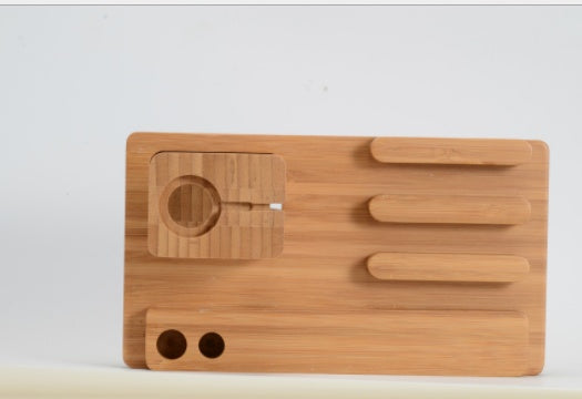 Kompatibel mit Apple, Bambus, Holz und Mobile AppleWatch-Halterung Lade-Holzhalterung Multifunktionsmobile Mobiltelefonbasis
