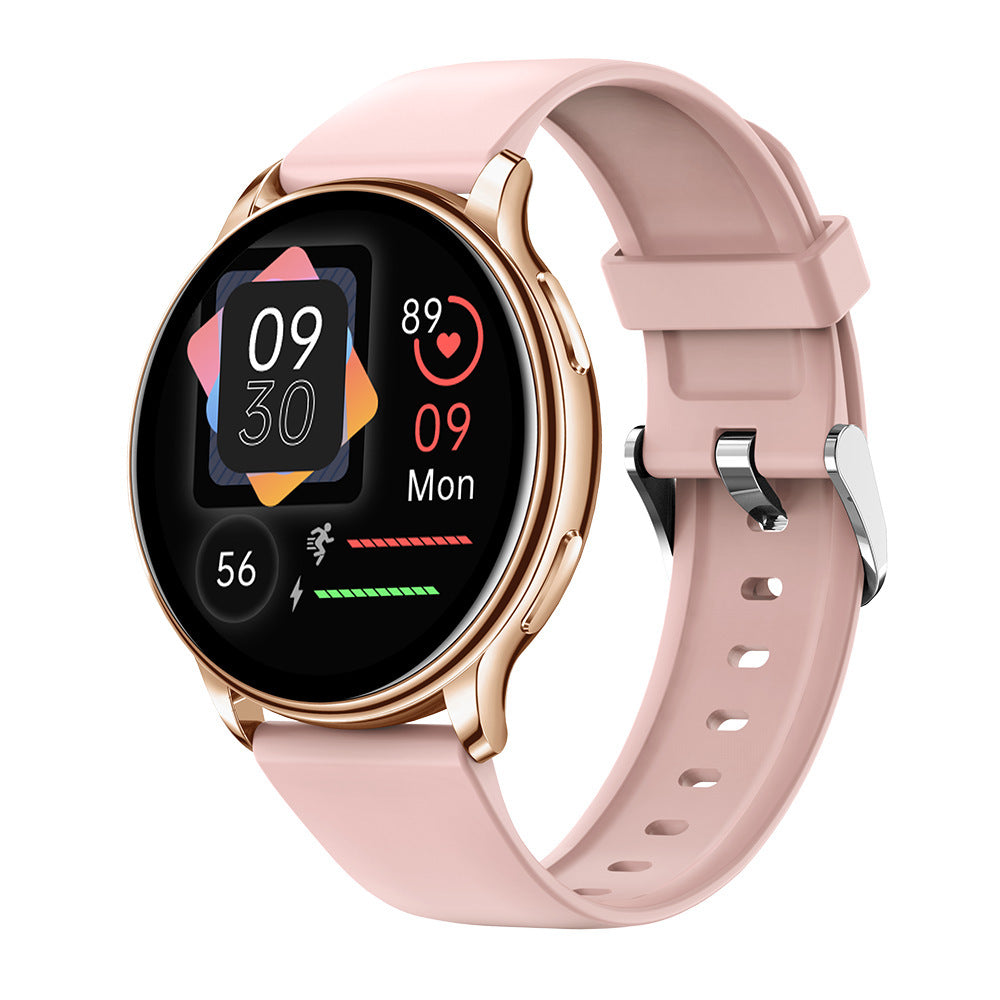 Smart Couple Watch Round Screen Bluetooth Bellen Hartslag Hartslag Blood zuurstof Slaapbewaking