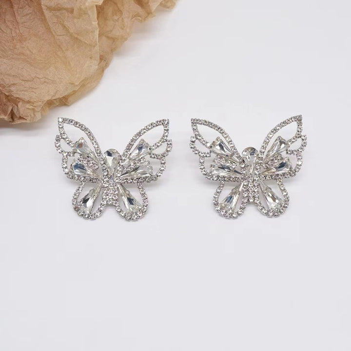 Women's Oversized Butterfly Necklace Earrings