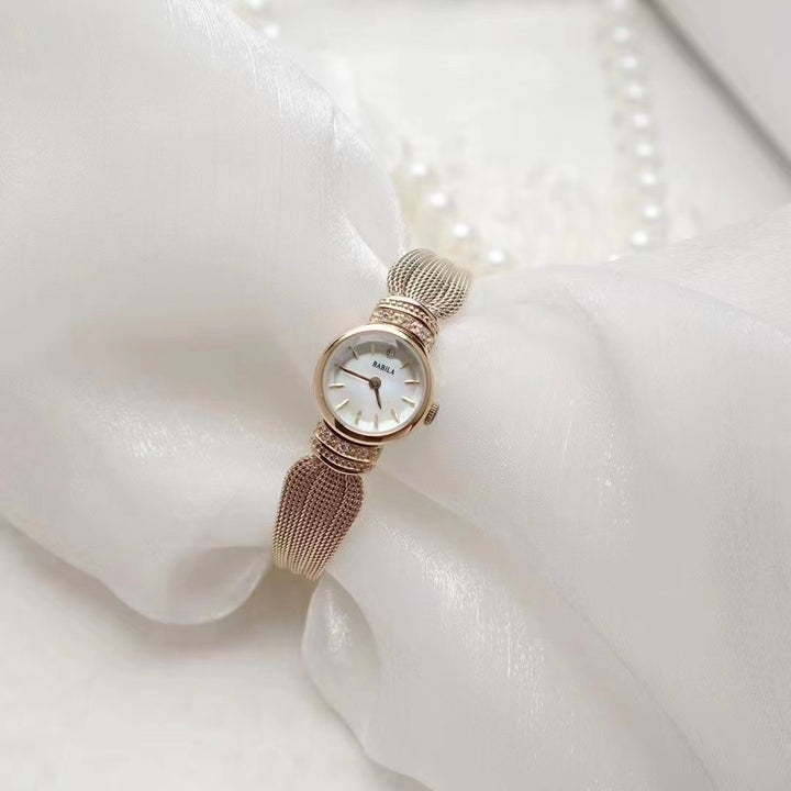 Retro Net Thin Chain Exquis Quartz Watch