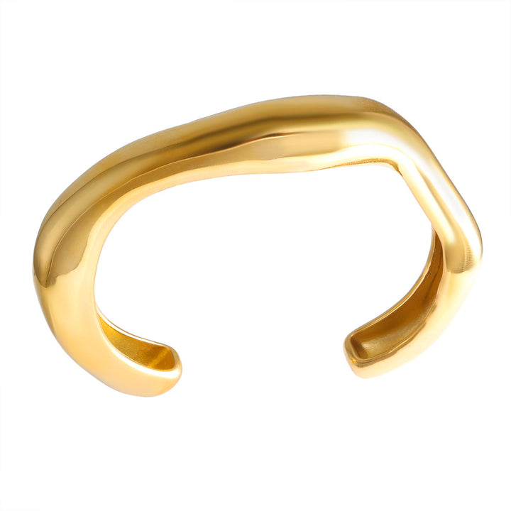 Bracelet en forme de C courbe brillant des femmes de la mode