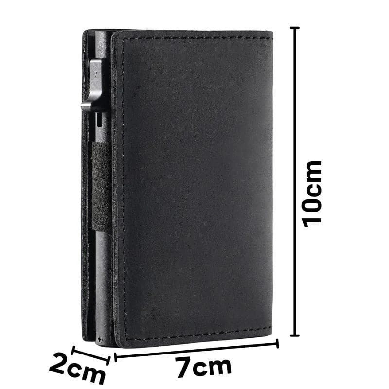 Men's Ultra-thin RFID Anti-theft Metal Card Sleeve