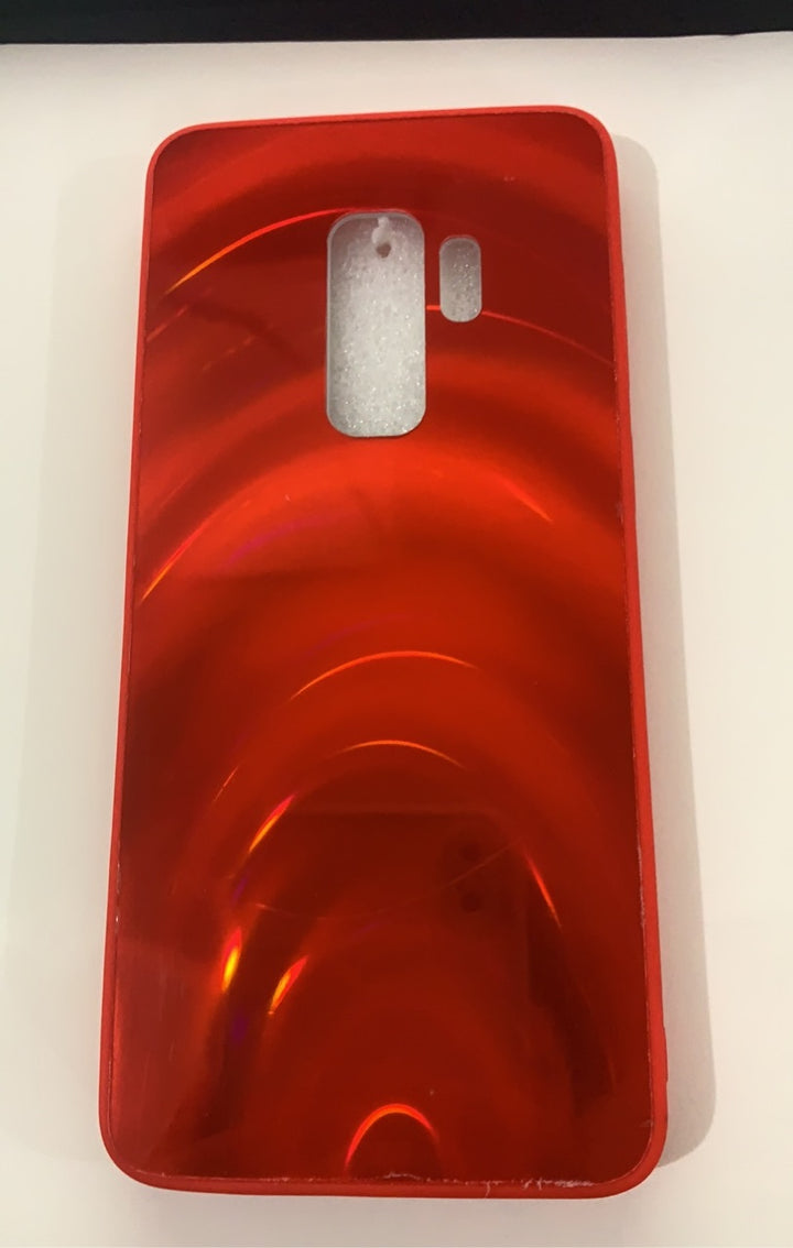 Case de couverture arrière de glitter arc-en-ciel 3D
