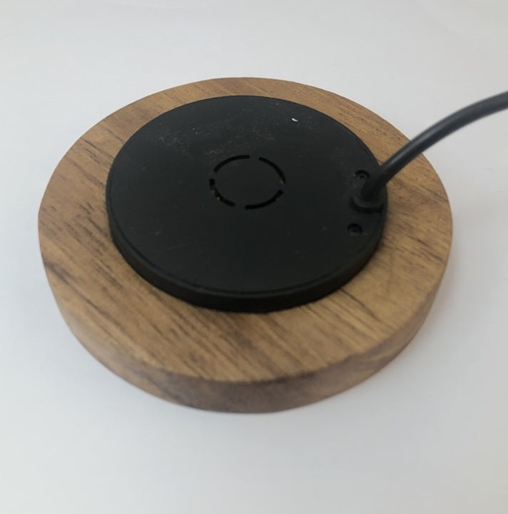 Compatibel met de bureau eettafel verborgen 10 watt mobiele telefoon draadloze oplader 60 mm ronde bedkop ingebed snel opladen