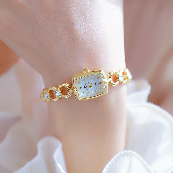 Bracelet en diamant de montre en quartz de la mode