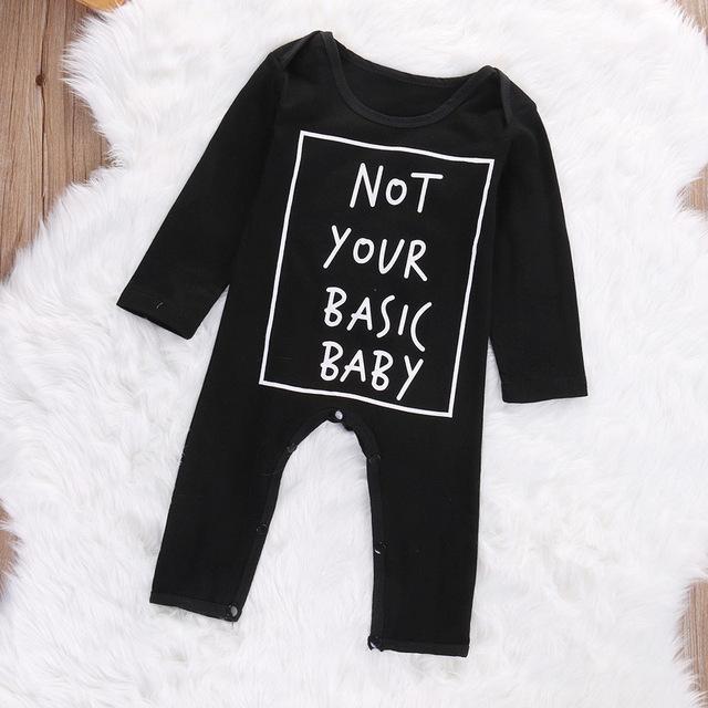 Niet je basis baby romper