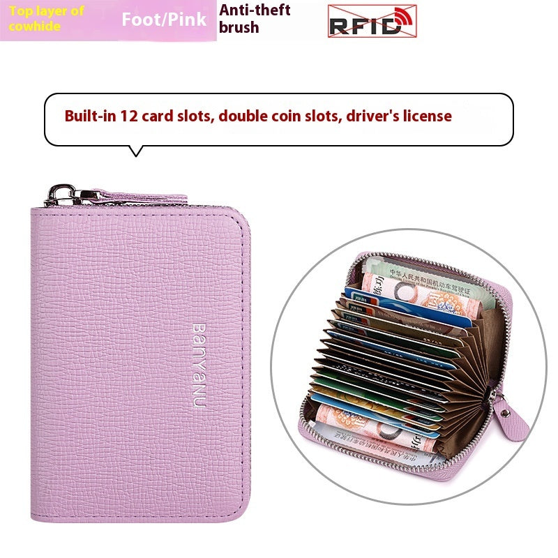 Guangzhou Banyanu Leather Factory Card Holder Female