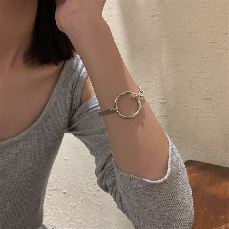 Geometric Ring Vintage Bracelet Female Ins Personality