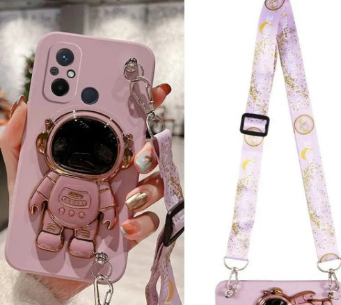 Crossbody Silicone Phone Case met Lanyard