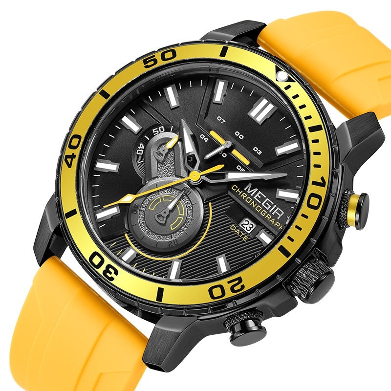 Bekijk Multifunction Chronograph Kalender Sports Men's Watches