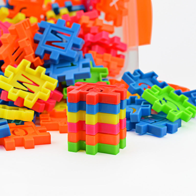 110pcs Set DIY Lepin Yapı Taşları Bebek Erkek ve Kızlar 3D Bloklar Çocuklar İçin Komik Eğitim Mozaik Oyuncaklar Oyuncakları Bloket