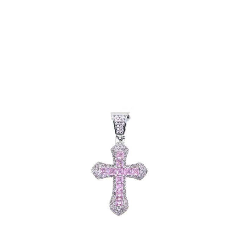 Europese en Amerikaanse Diamond Cross ketting Hip Hop -trend