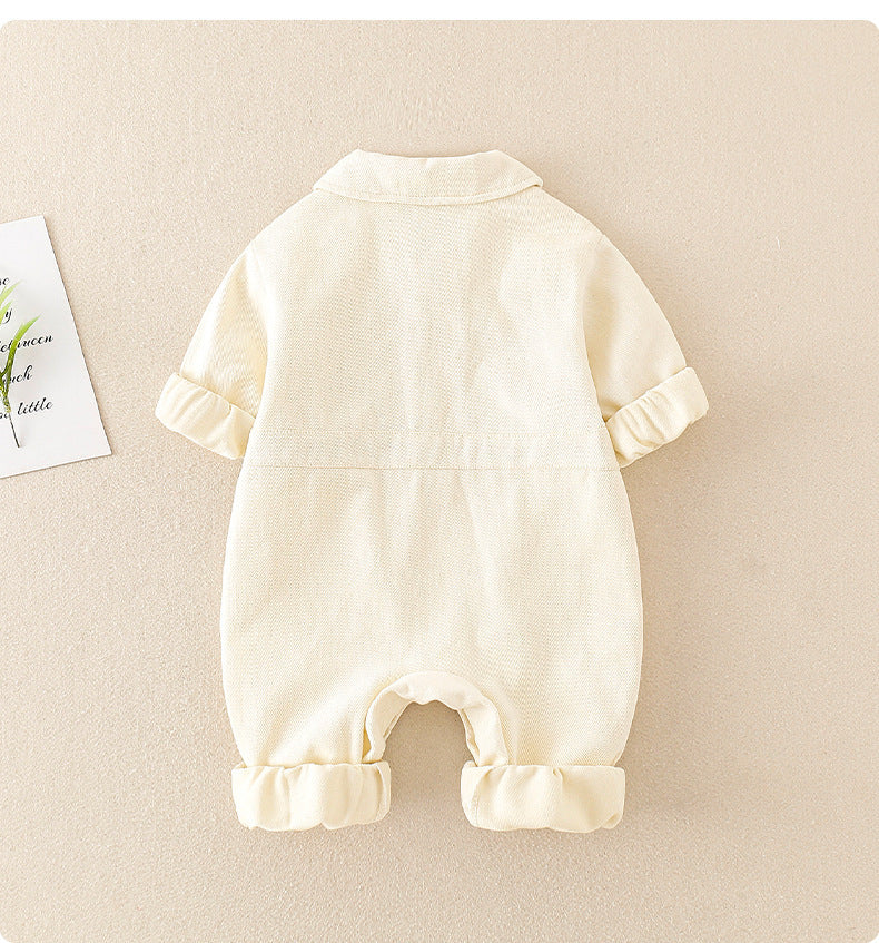 Baby Handsome Denim Jumpsuit Festival de primavera Festival Western Baby Baby