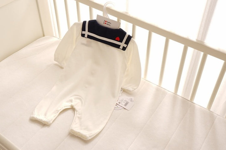 Navy -Stil Babykleidung Neugeborene Kleidung Baby Onesies
