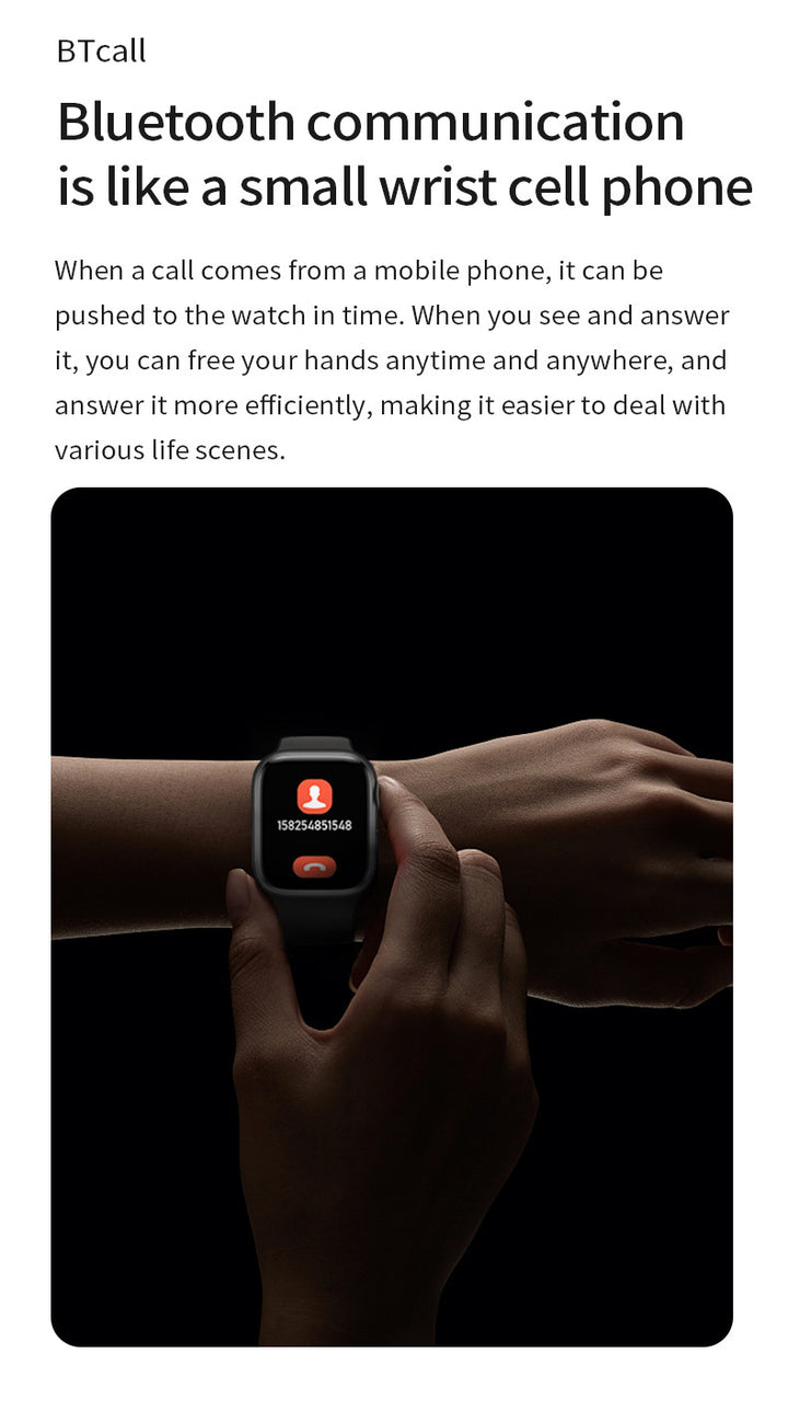 Smart Watch Bluetooth appelant le chargeur sans fil NFC