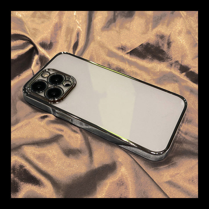 Custodia per telefono glassata in vetro di impronta digitale antiaderente