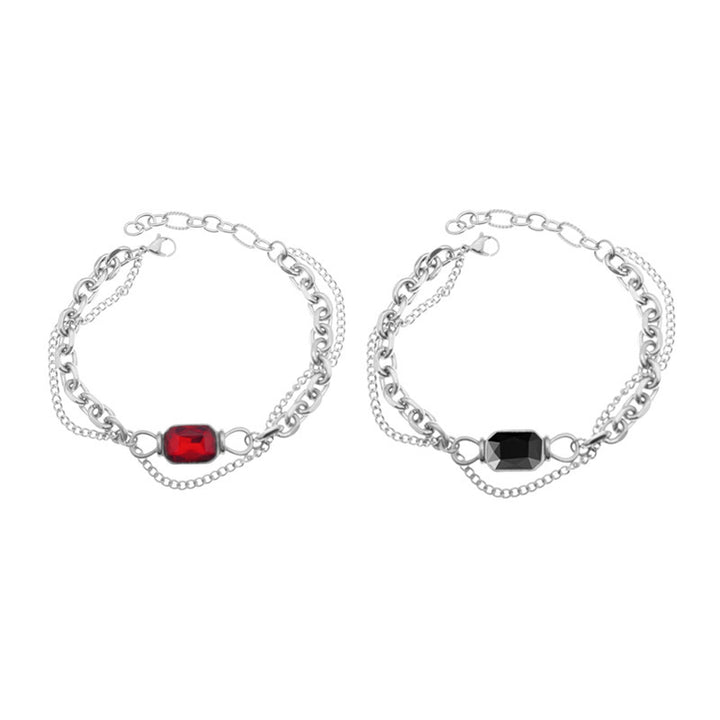 Bracelet entre bijou, bracelet à double couche à double couche