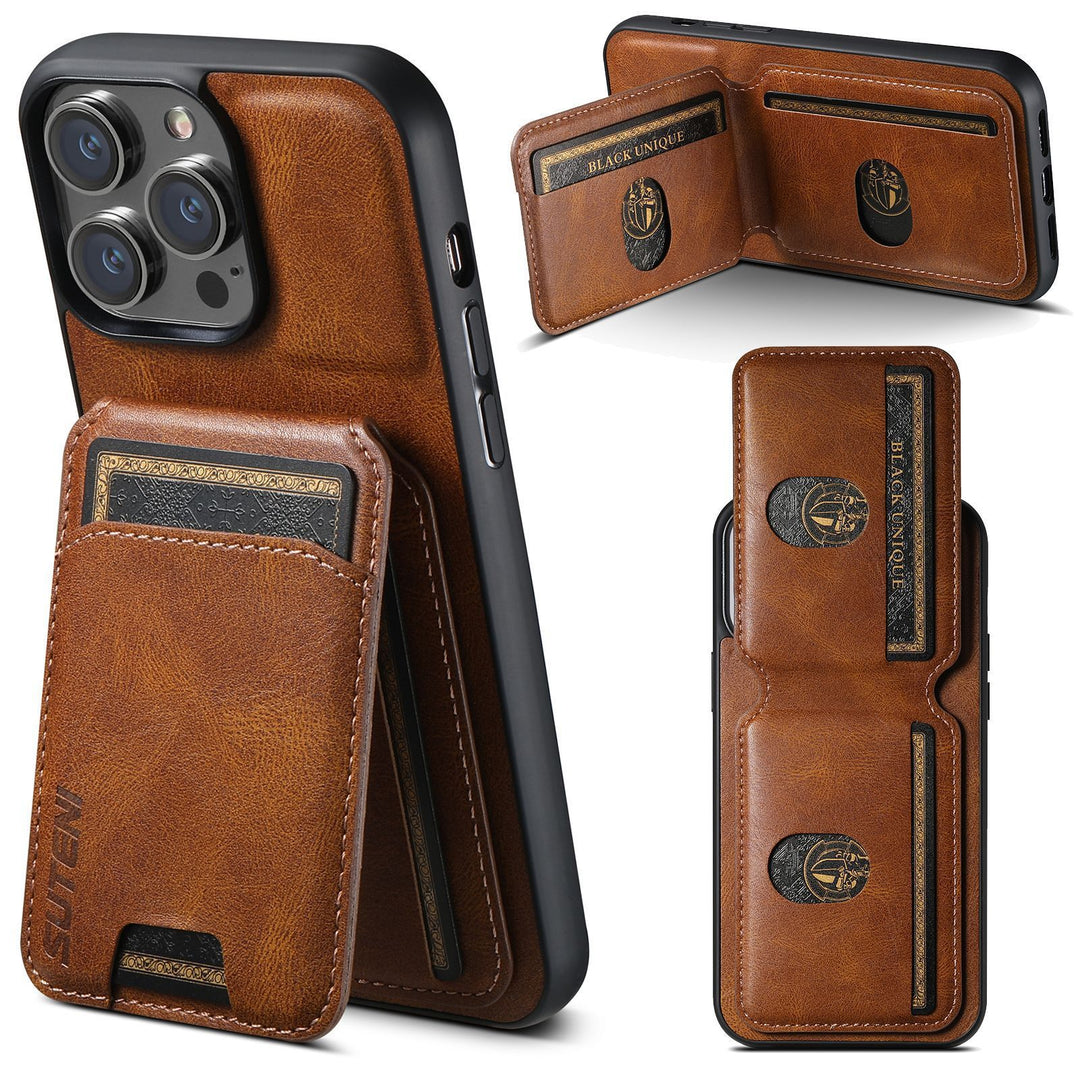 Leather Business Card Phone Case