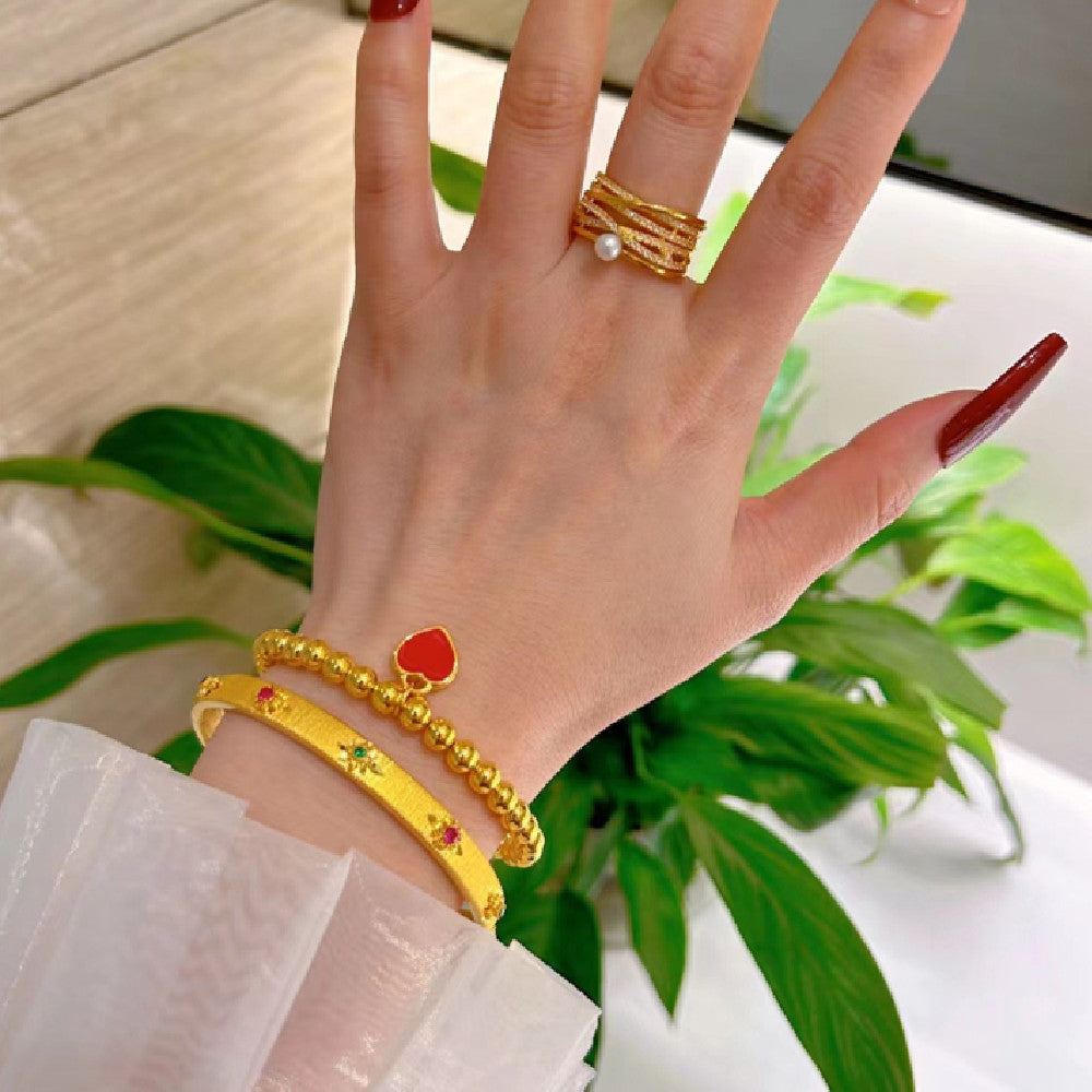 Bracelet de la mode en or pur des femmes