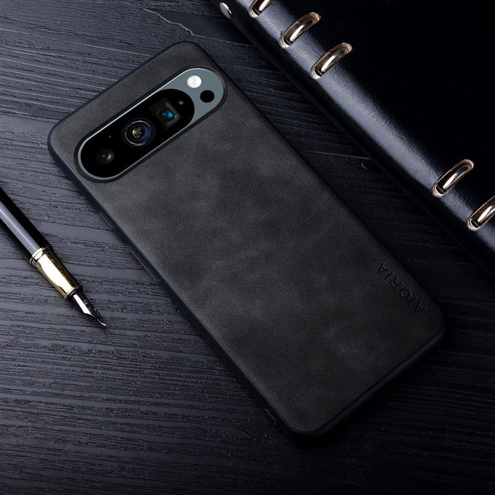 Para Google Pixel 9 Pro Pixel 8A Case de telefone de pele de carneiro