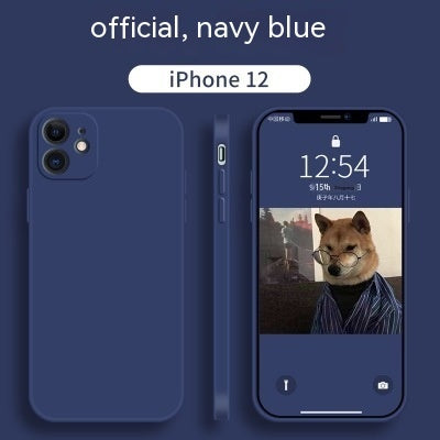 Anwendbar auf 15Promax Liquid Phone Case iPhone14plus gerade Kanten -Silikonschutz