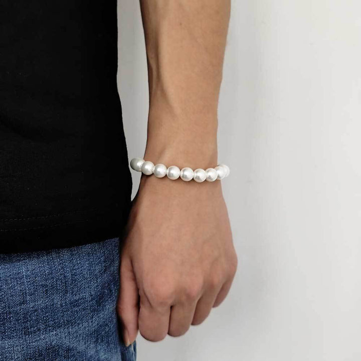 Pearsantacht Simplí Pearl Bracelet Ornáidí Cailíní Cailíní Ard-ghrád