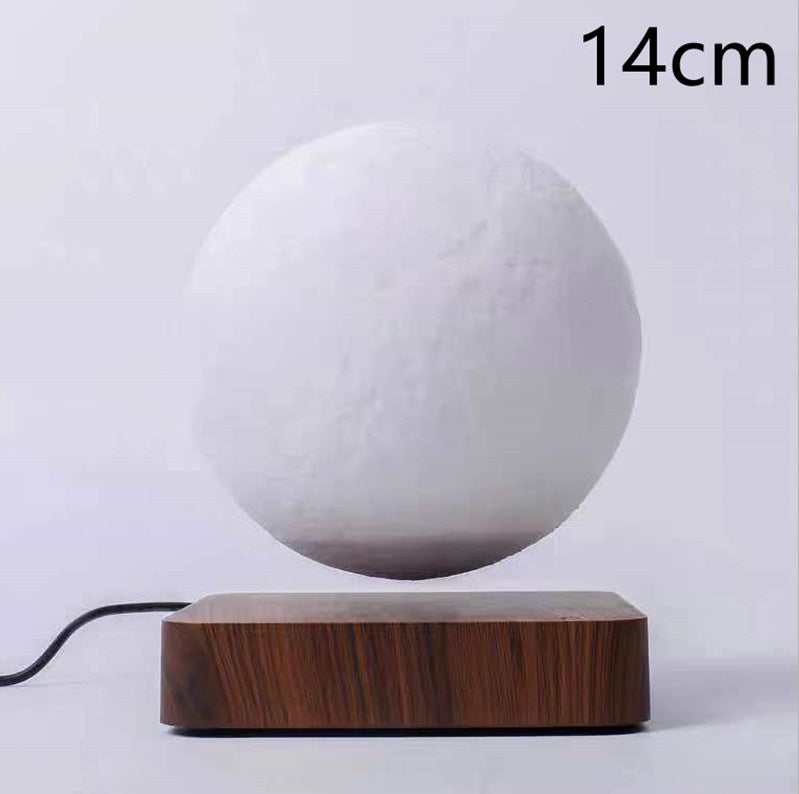 Lámpara de mesa de levitación magnética Luz de luna 3D Printing Planet Night Light