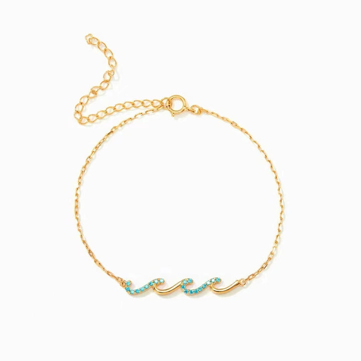 Bracelet de vagues de luxe abordable pour femmes