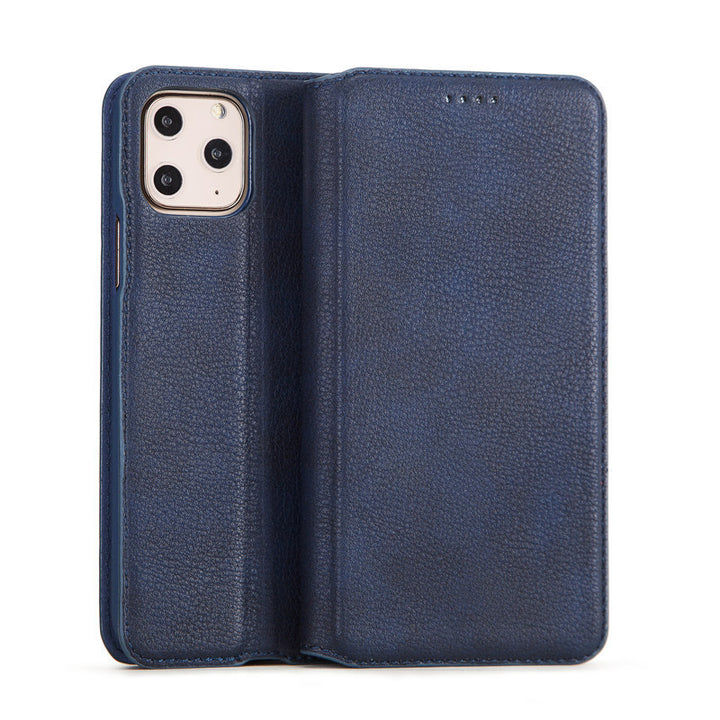 Thin Real Leather Case Cover