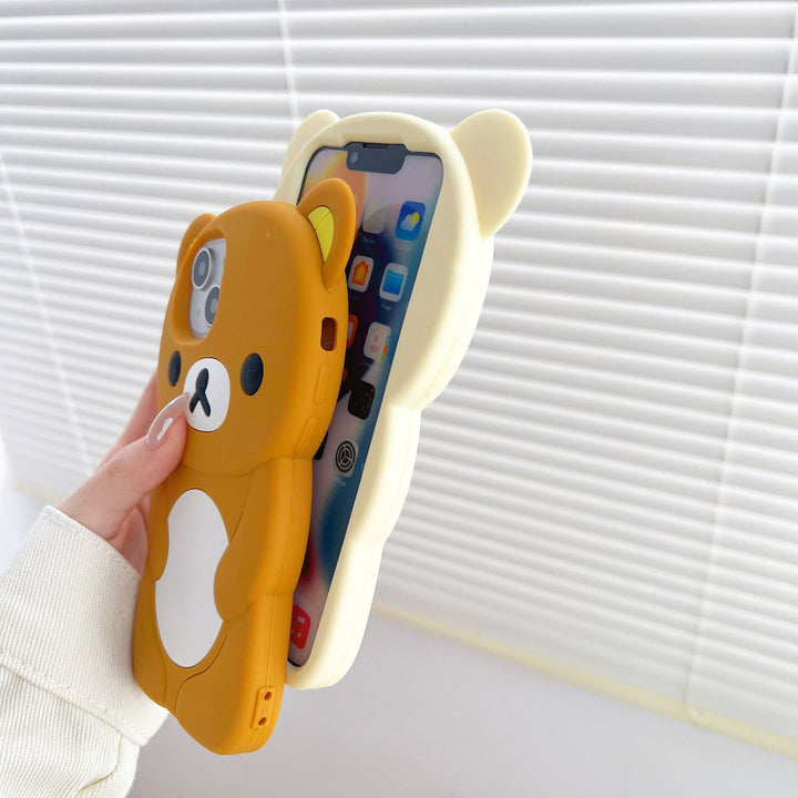 Easy Bear Silicone All-inclusive Phone Case