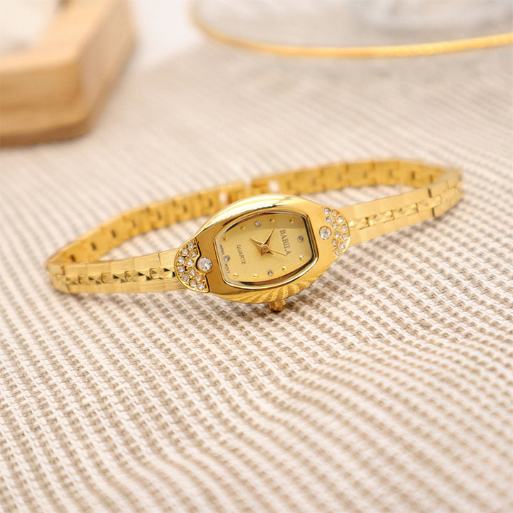 Fashion Fashion Alluvial Gold Vintage Ananas Pattern Watch