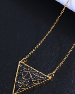 Collier d'huile de triangle en acier inoxydable