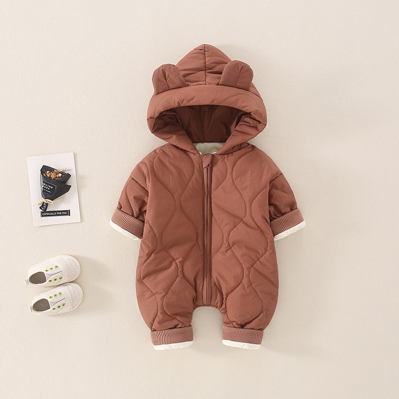 Baby Autumn e Winter Rompers Termal Clothes