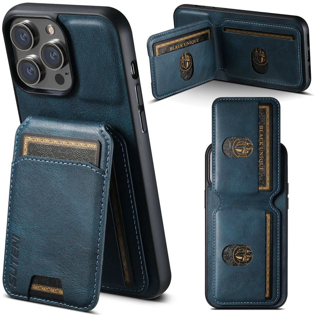 Leather Business Card Phone Case