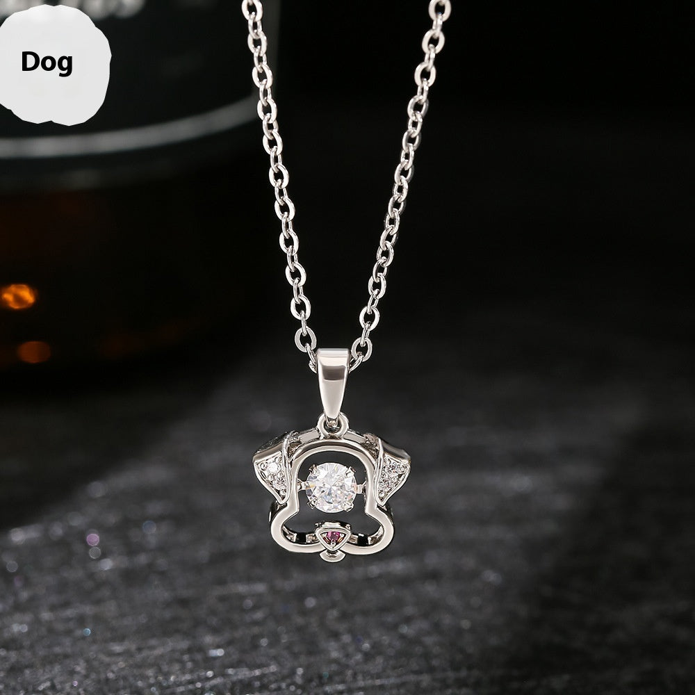 Ins Zodiac Smart Necklace Micro-intarsia