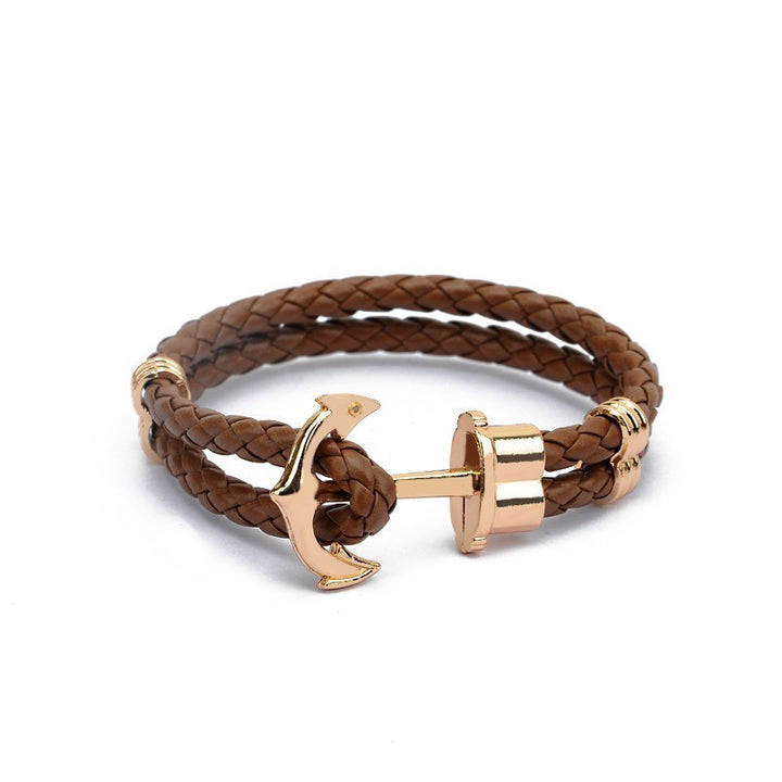 Europe And America Creative Bracelet Hand-woven Boat Anchor