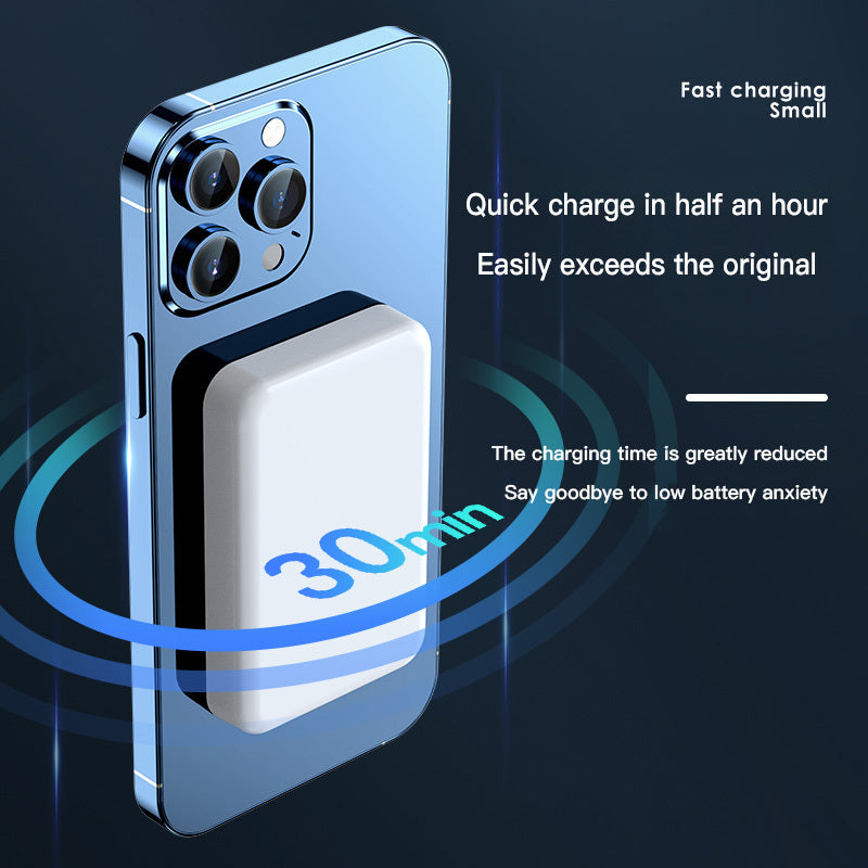 Mobile Wireless Magnetic Plastic Power Bank