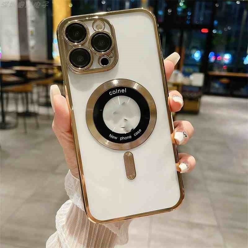 All-inclusive Lens Transparent Plating Phone Case