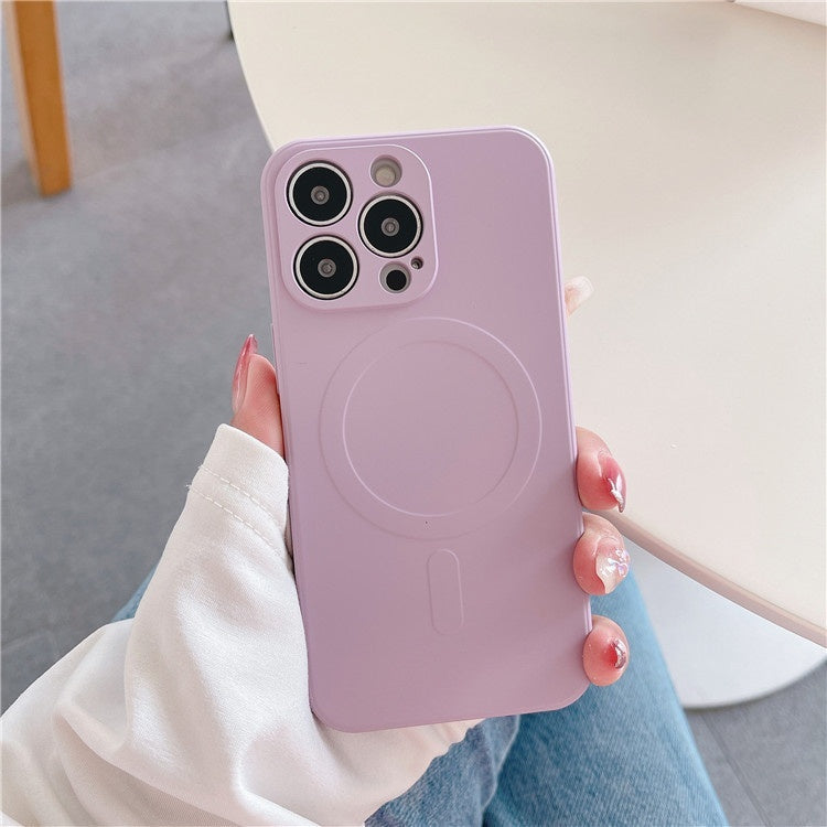 Wireless New Liquid Silicone Magnetic Phone Case