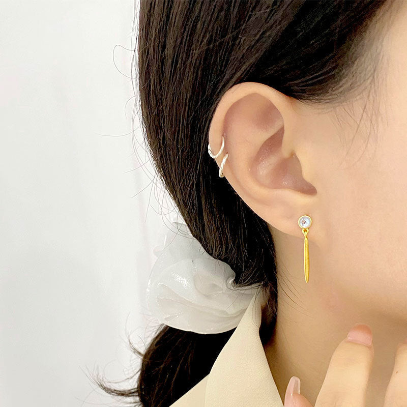 Lang lichte luxe hoogwaardige oorbellen voor vrouwen