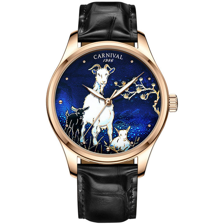 Nouvelle montre de mouton animal du zodiaque chinois