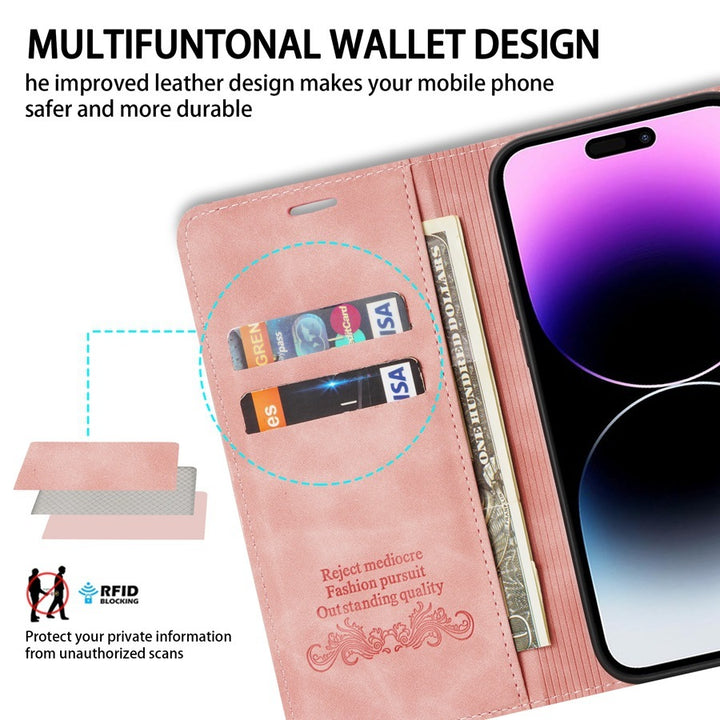 Téléphone mobile Wallet Wallet Inserting de la carte mobile Protection de téléphonie mobile