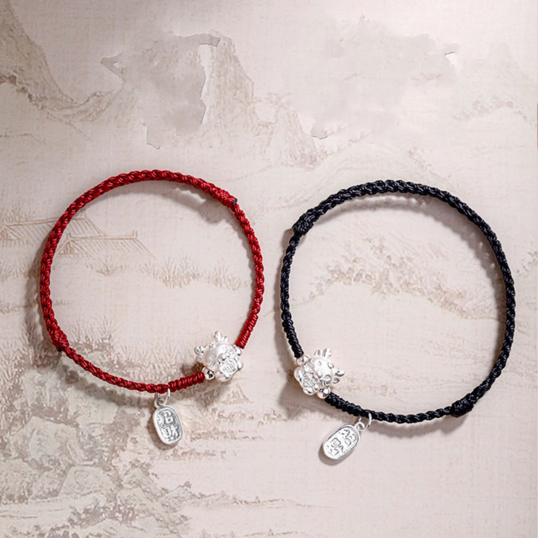 999 Bracelet de corde rouge de l'année primordiale zuyin