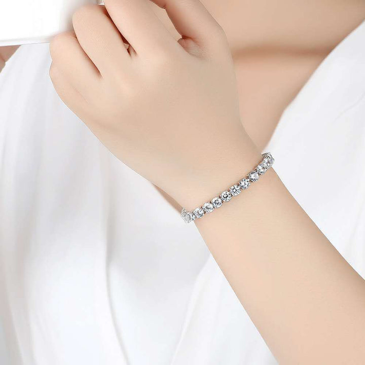 Pulsera de circón Simple All-Match Jewelry Women