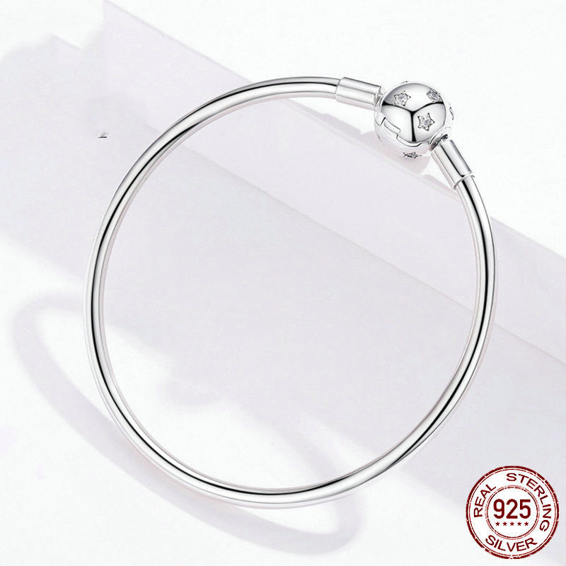 XINGX Basic Bracelet DIY Beaded Bracelet S925 Sterling Silver